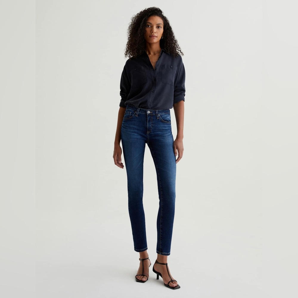 AG Adriano Goldschmied Prima Ankle cigarette jeans, Dark blue, Size 25 regular